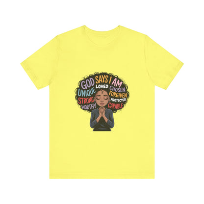 Inspirational Affirmation Tee, Motivational Shirt, Gift for Her, Positive Message T-Shirt, Self-Love Apparel