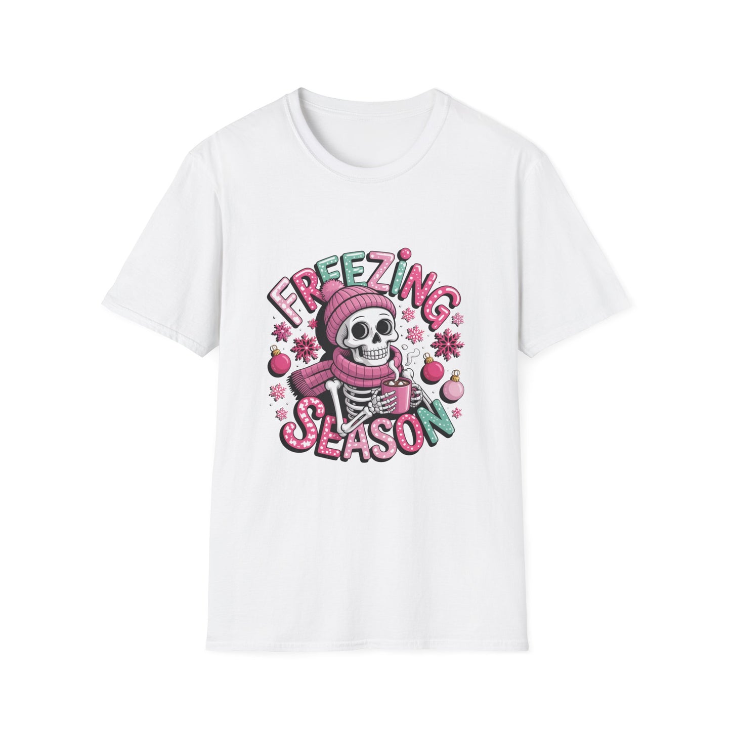 Whimsical Skeleton Winter T-Shirt, Fun Seasonal Tee, Halloween & Winter Apparel, Gift for Friends & Family, Casual Streetwear, Unisex [...]