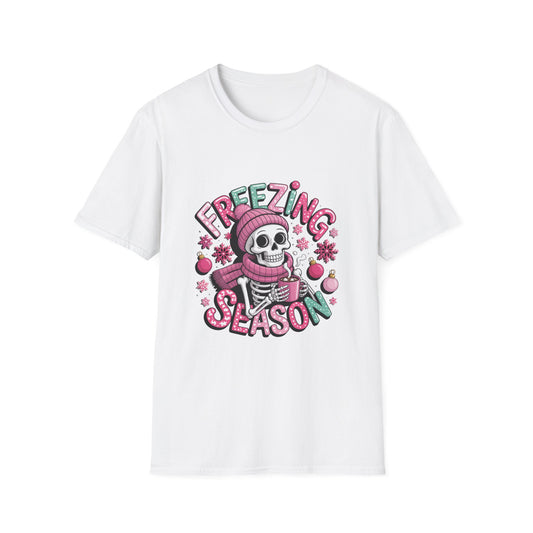 Whimsical Skeleton Winter T-Shirt, Fun Seasonal Tee, Halloween & Winter Apparel, Gift for Friends & Family, Casual Streetwear, Unisex [...]