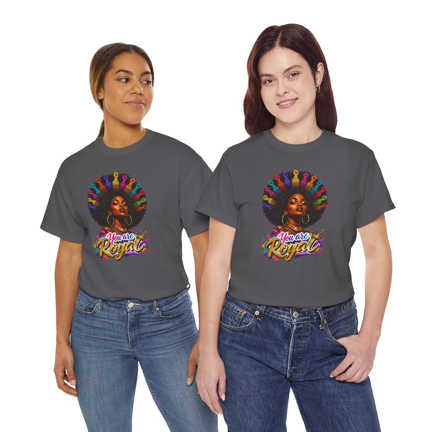 You Are Royal Afro Woman T-Shirt
