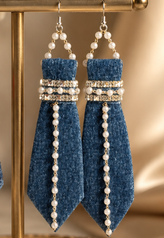 Boss Tie Earrings 1