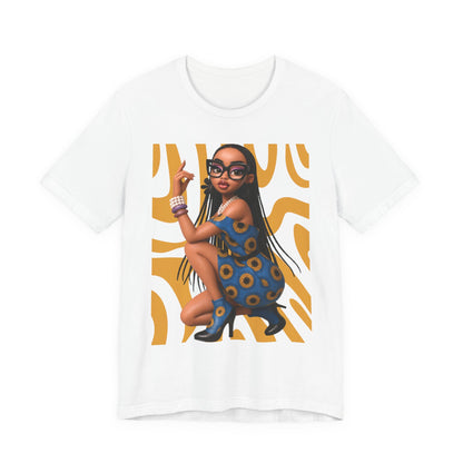 Chic Graphic Tee, Stylish Casual Wear, Festival Fashion, Trendy Summer Top, Modern Art T-Shirt