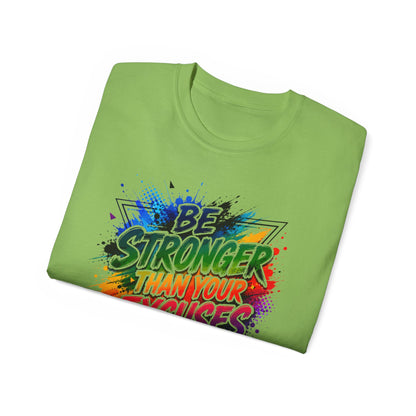 Be Stronger Than Your Excuses T-Shirt — Motivational Gym Tee