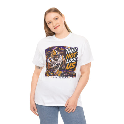 LSU Tigers "They Not Like Us" Football T-Shirt