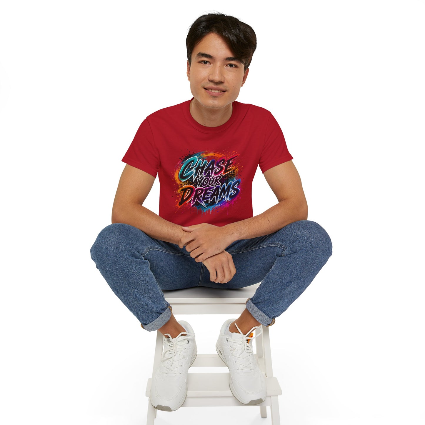 Chase Your Dreams Graphic Tee - Inspirational Motivational T-Shirt