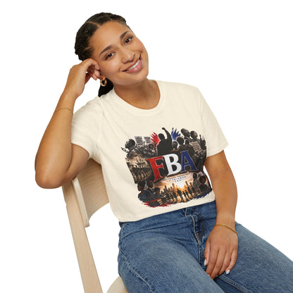FBA Collage Tee (Red, White & Blue)