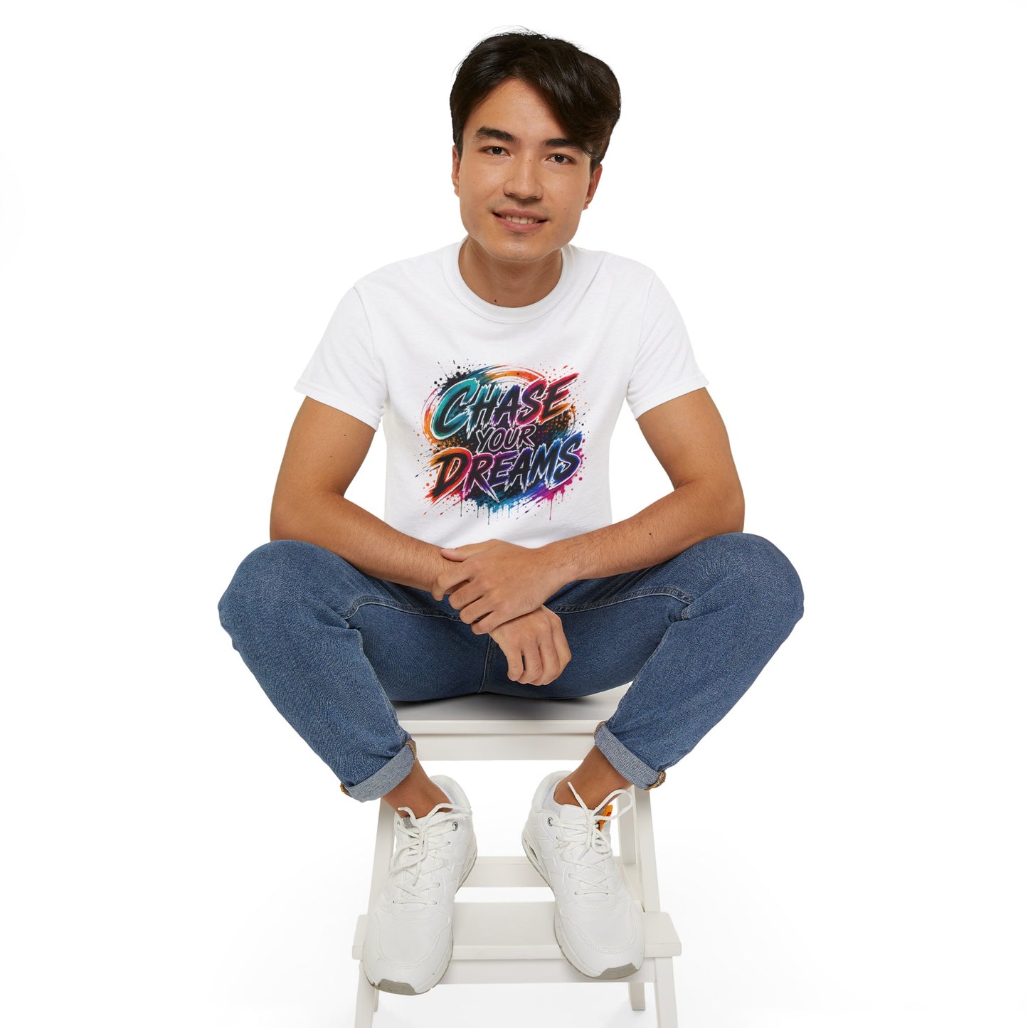 Chase Your Dreams Graphic Tee - Inspirational Motivational T-Shirt