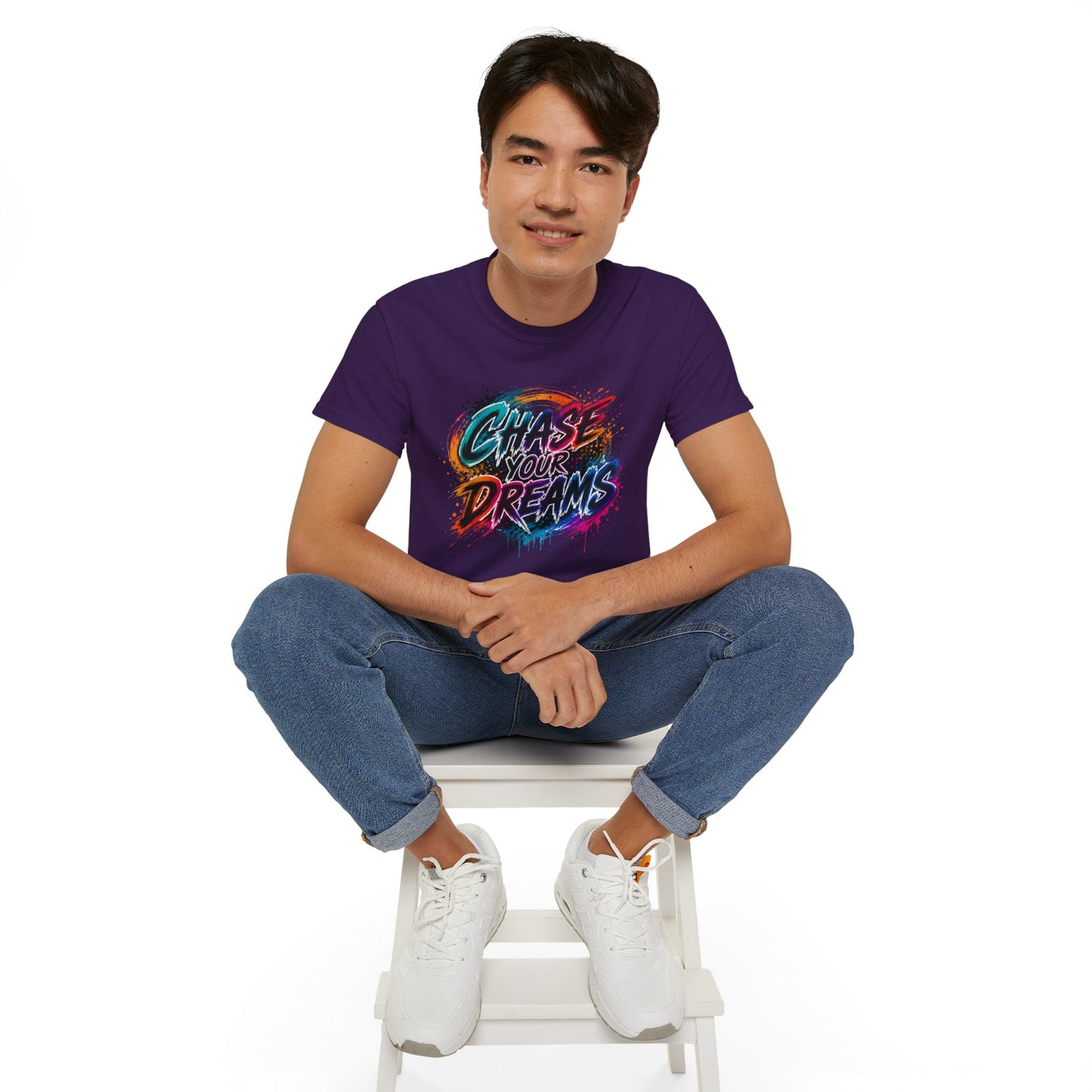 Chase Your Dreams Graphic Tee - Inspirational Motivational T-Shirt