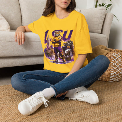LSU Tiger Mascot T-Shirt – College Football Game Day Tee