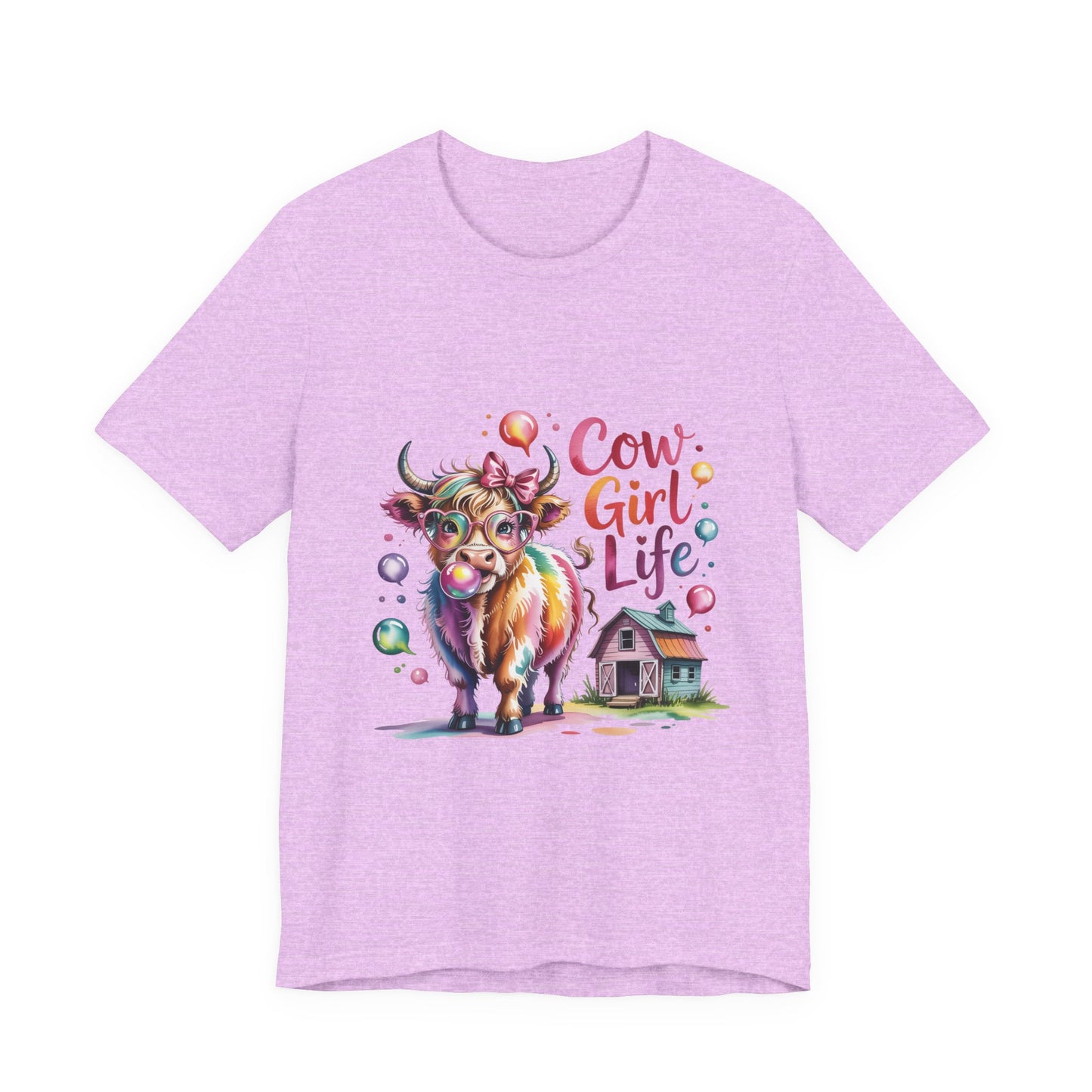 Cowgirl Life Tee - Cute Fun Cow Design, Perfect for Country Lovers, Gift for Farm Enthusiasts, Festive Cowgirl Event Attire, Everyday [...]