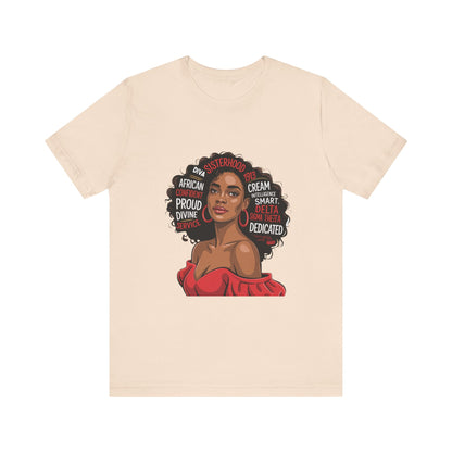 Empowered Sisterhood Tee - Celebrating Strength, Black History Month Shirt, Gift for Friends, Comfortable Graphic T-shirt, Joyful Fashion