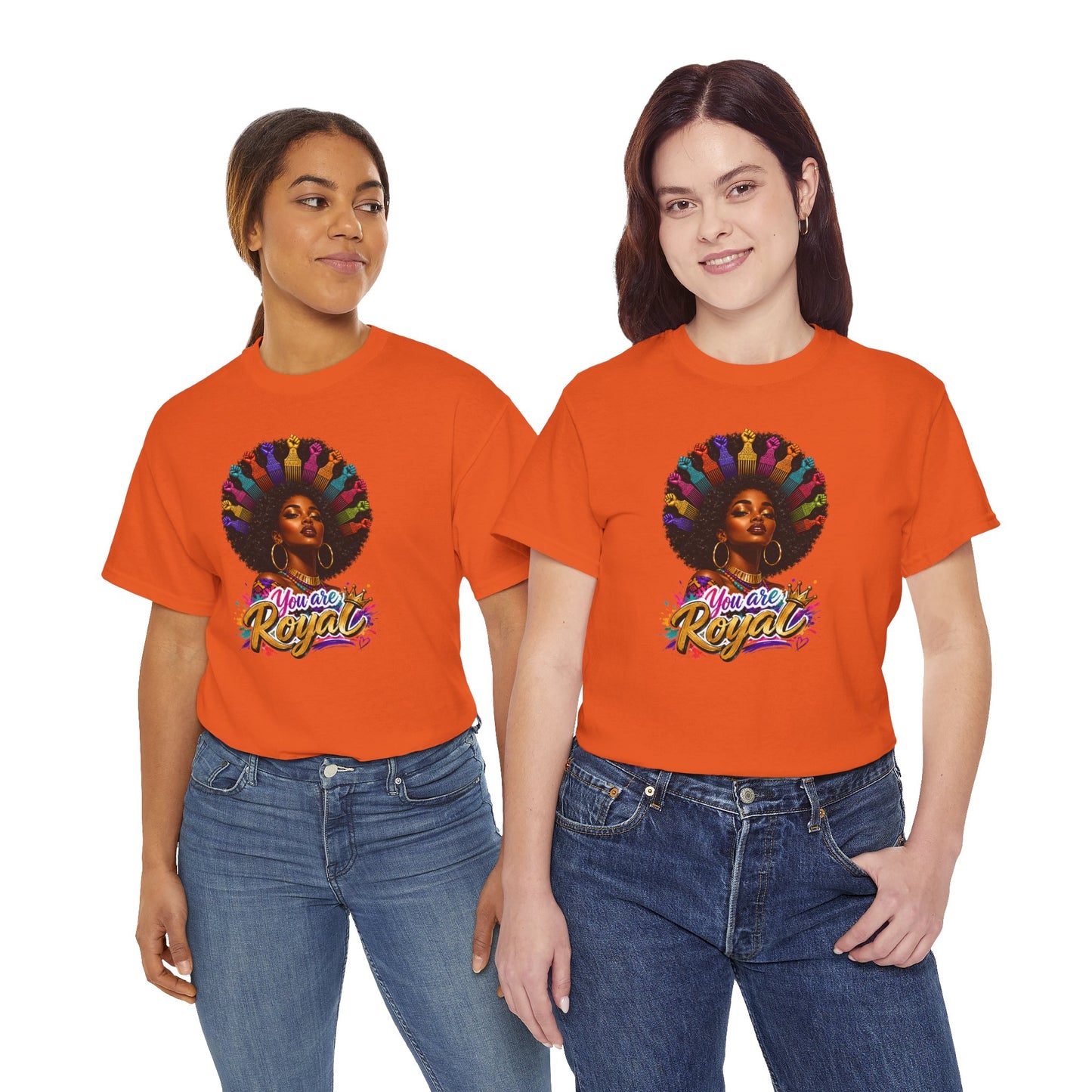 You Are Royal Afro Woman T-Shirt