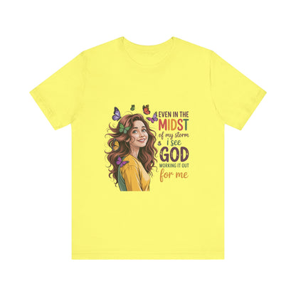 Inspirational Graphic Tee, Women’s Motivational Shirt, Faith-Based Gift, Spiritual T-Shirt, Positive Vibes Shirt, Christ-centered Apparel