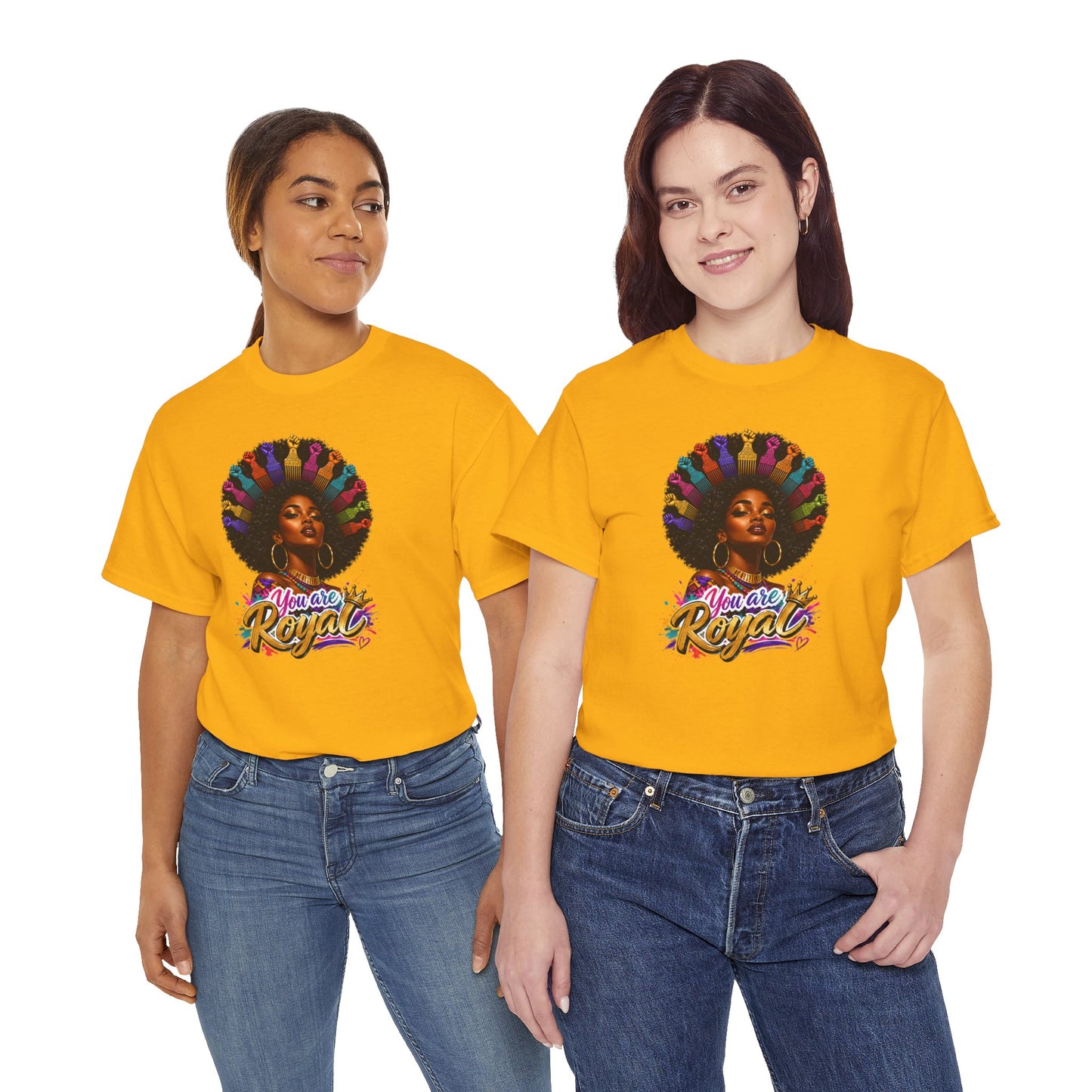 You Are Royal Afro Woman T-Shirt