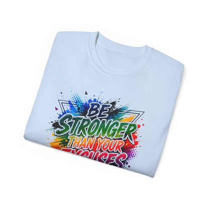 Be Stronger Than Your Excuses T-Shirt — Motivational Gym Tee