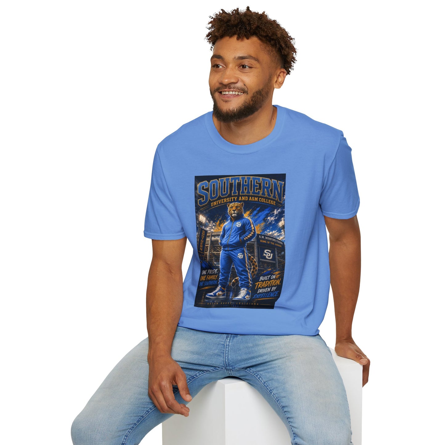 Southern University Graphic T-Shirt — Mascot Campus Scene