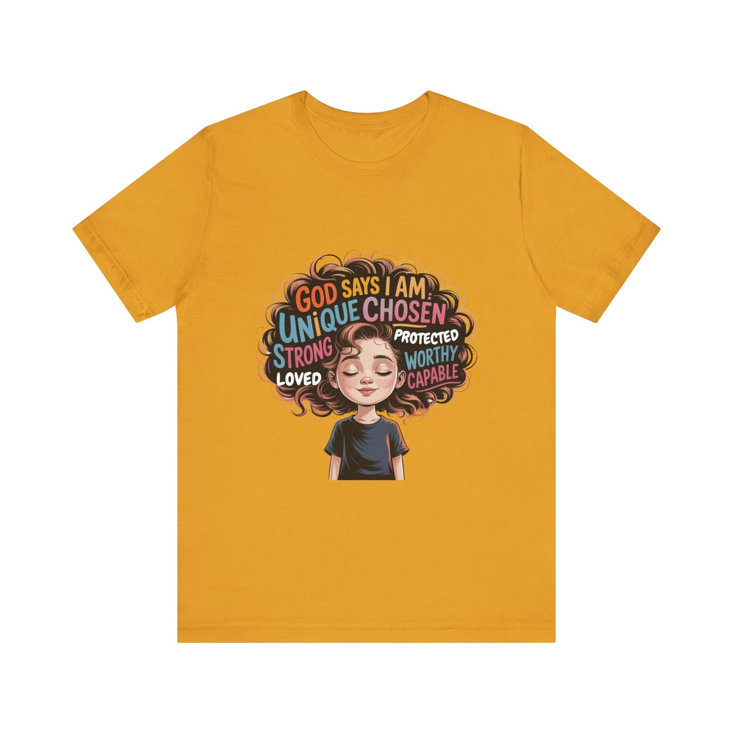 Empowering Message Tee, Unisex Jersey T-Shirt, Inspirational Clothing, Gifts for Teens, Self-Love Apparel, Motivational Wear