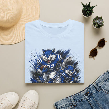 Varnado High School Wildcats Football Mascot T-Shirt