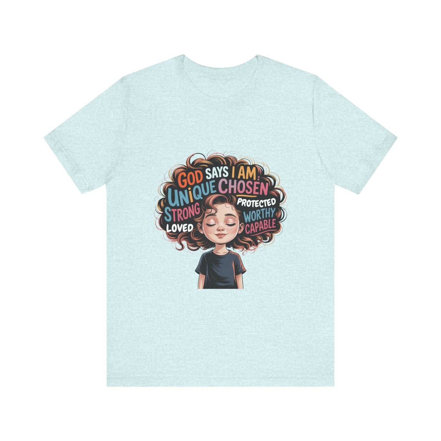 Empowering Message Tee, Unisex Jersey T-Shirt, Inspirational Clothing, Gifts for Teens, Self-Love Apparel, Motivational Wear