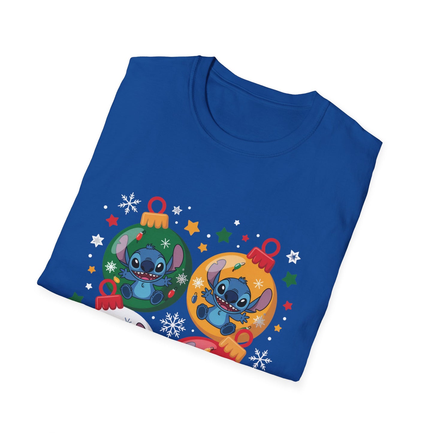 Stitch Holiday Unisex T-Shirt - Cute Stitch Tee, Layered Christmas Shirt, Holiday Gift, Disney Inspired Apparel, Fun Casual Wear