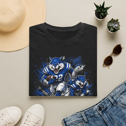 Varnado High School Wildcats Football Mascot T-Shirt