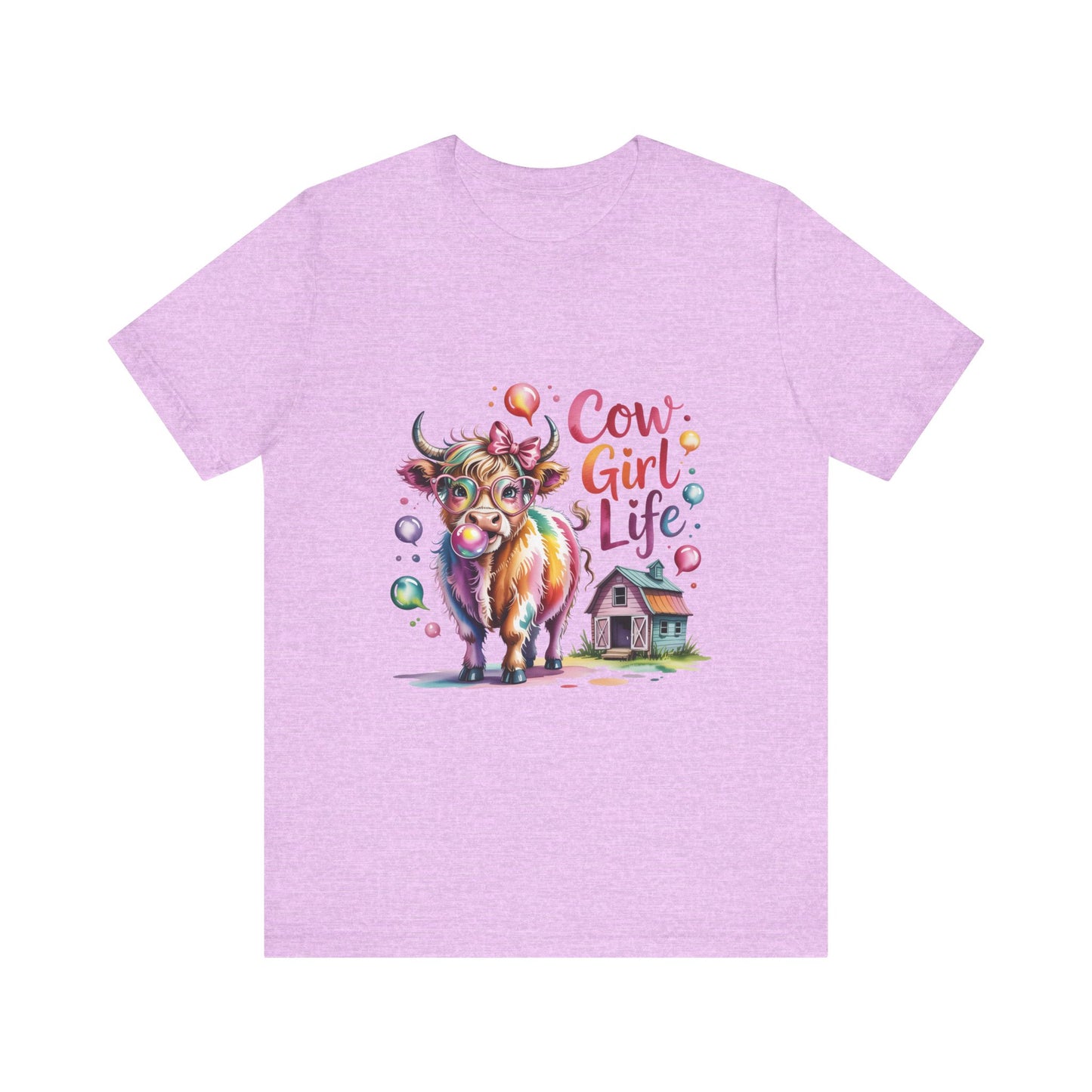 Cowgirl Life Tee - Cute Fun Cow Design, Perfect for Country Lovers, Gift for Farm Enthusiasts, Festive Cowgirl Event Attire, Everyday [...]
