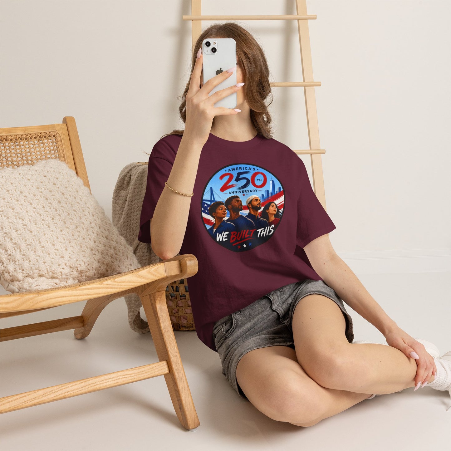 "We Built This" 250th Anniversary American Heritage Tee