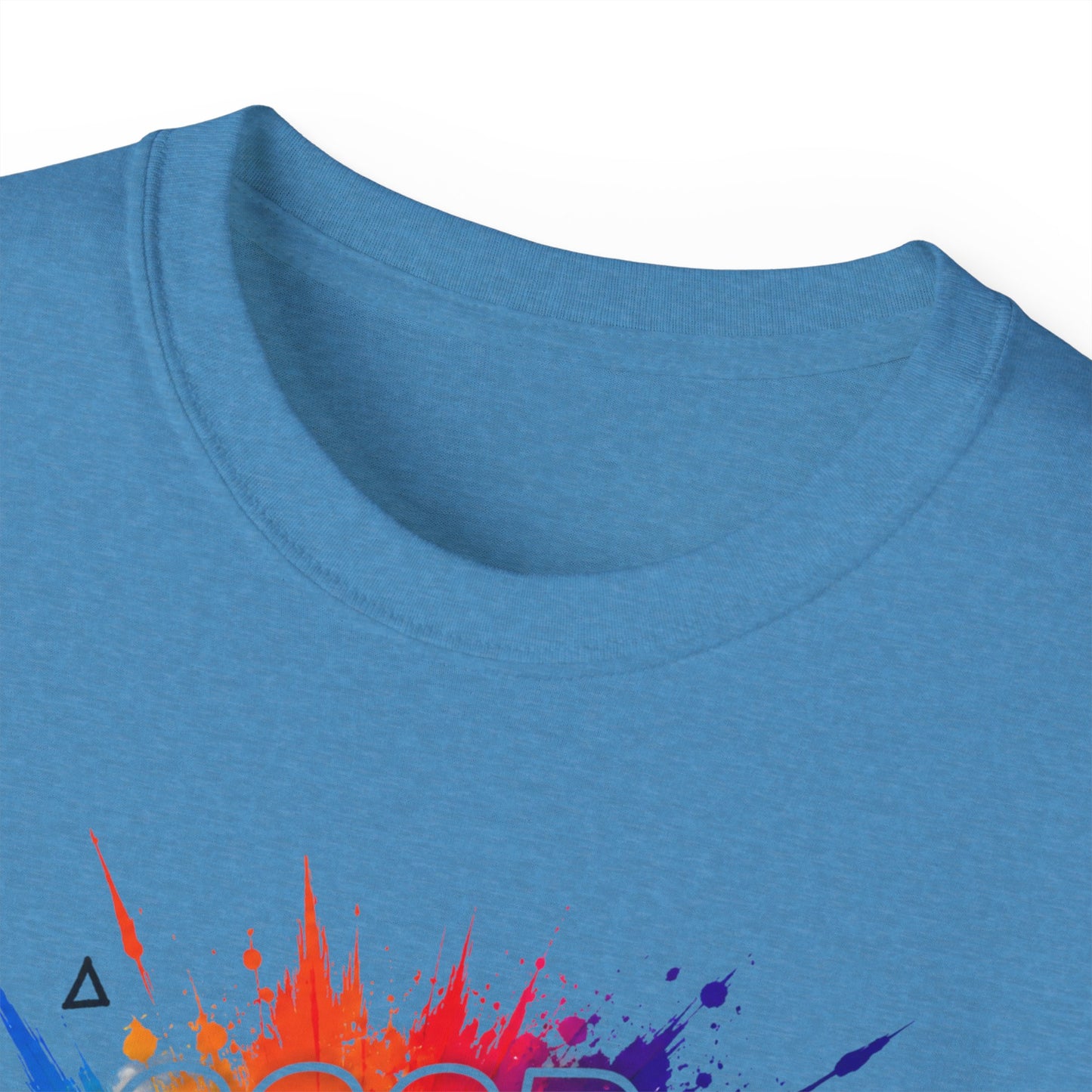 Good Energy Only T-Shirt — Colorful Splash Graphic Tee