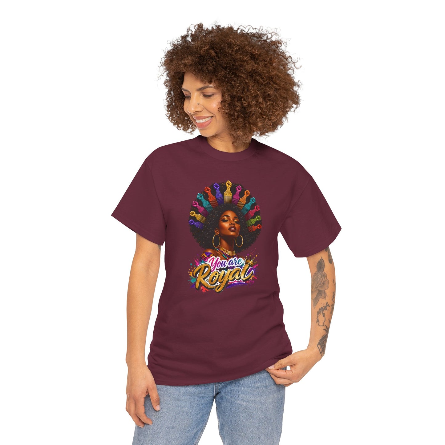 You Are Royal Afro Woman T-Shirt