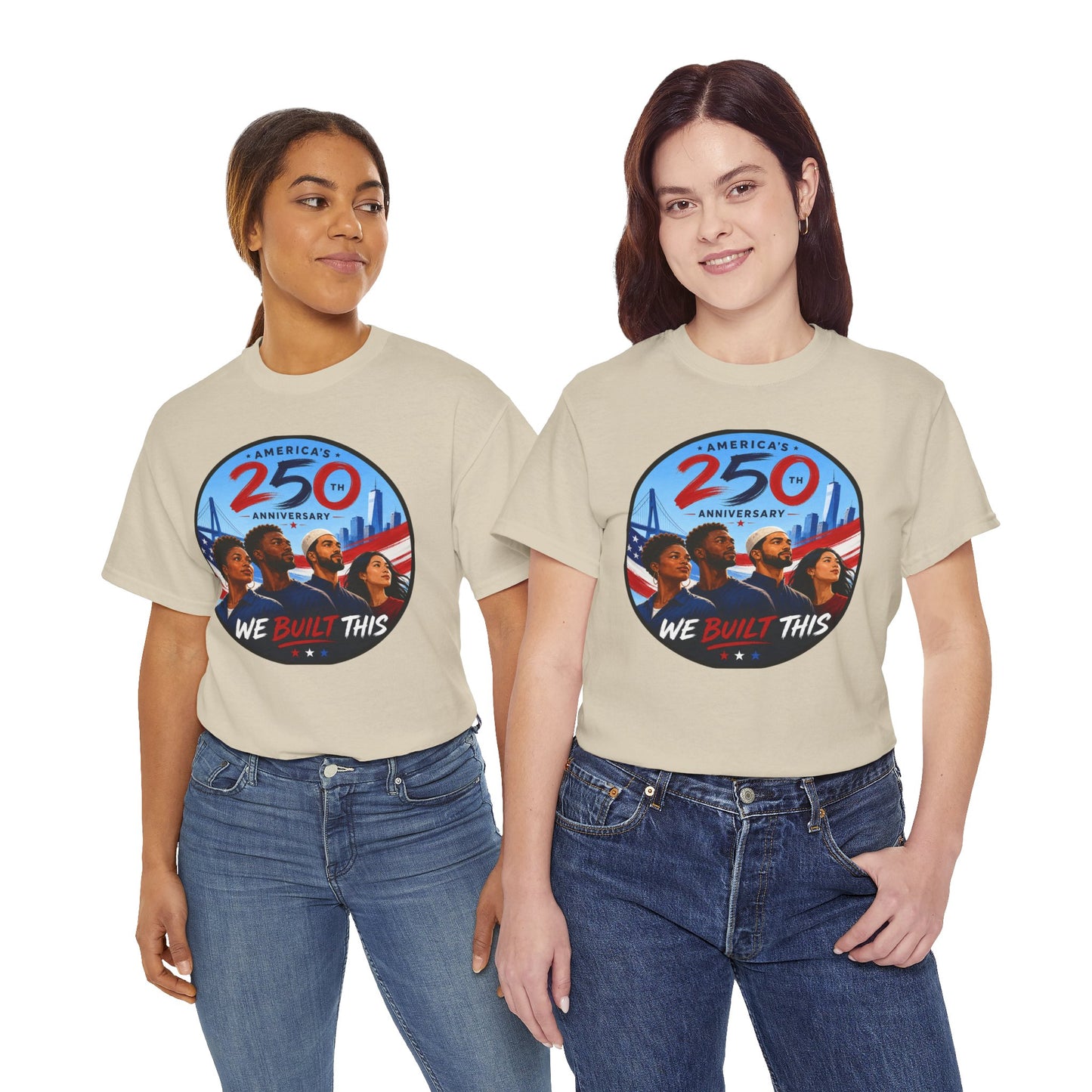 "We Built This" 250th Anniversary American Heritage Tee