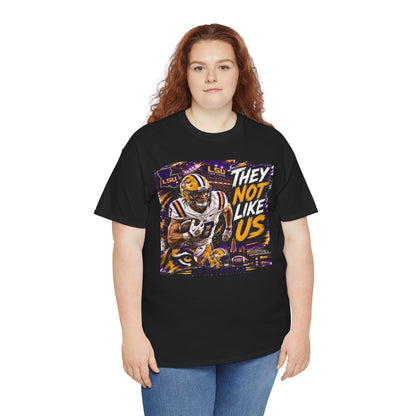 LSU Tigers "They Not Like Us" Football T-Shirt