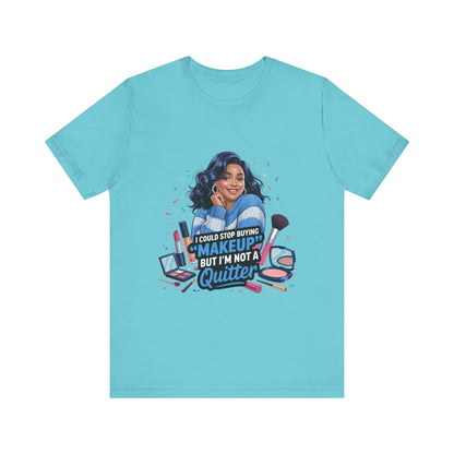 Makeup Lover T-Shirt, Funny Graphic Tee, Gift for Makeup Artists, Quirky Fashion, Beauty Enthusiast Apparel