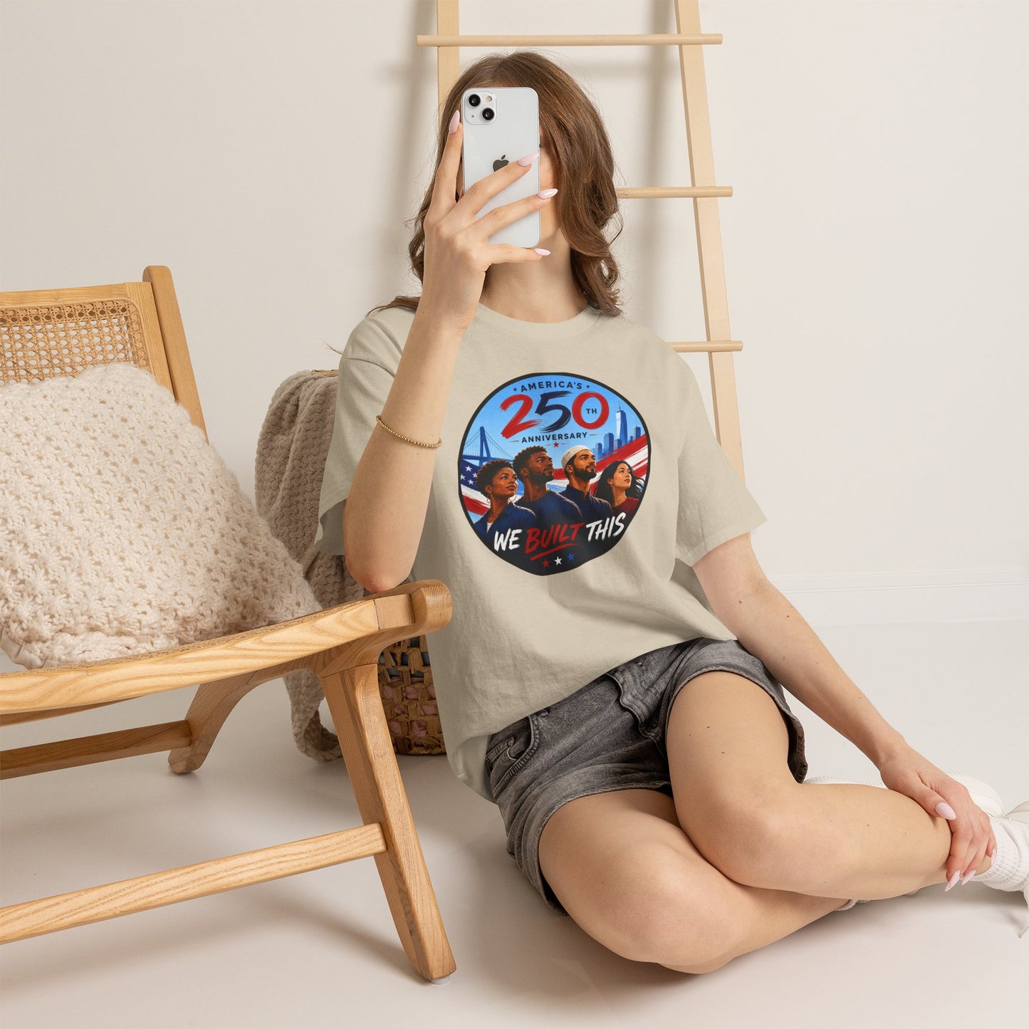 "We Built This" 250th Anniversary American Heritage Tee