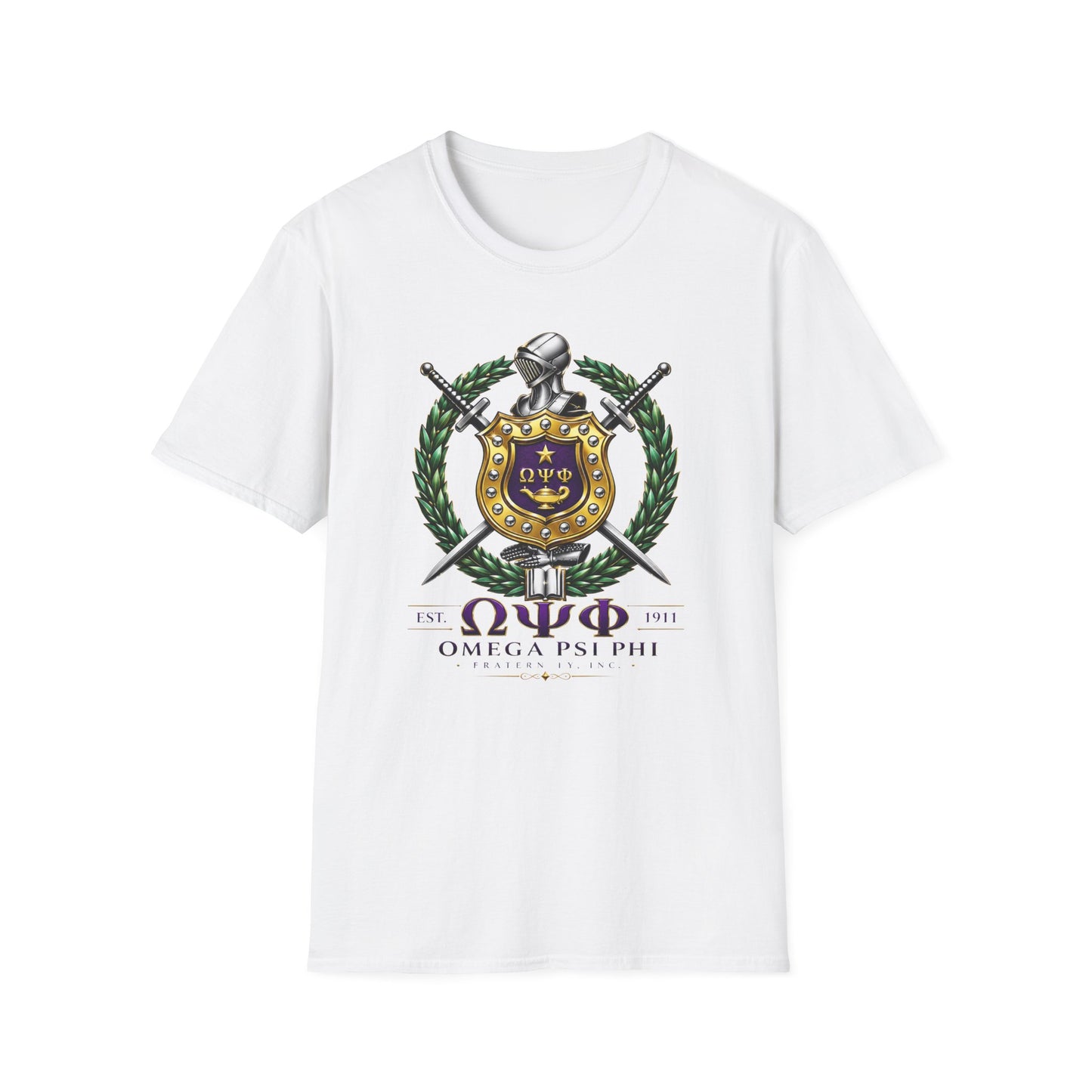 Omega Psi Phi Crest T-Shirt