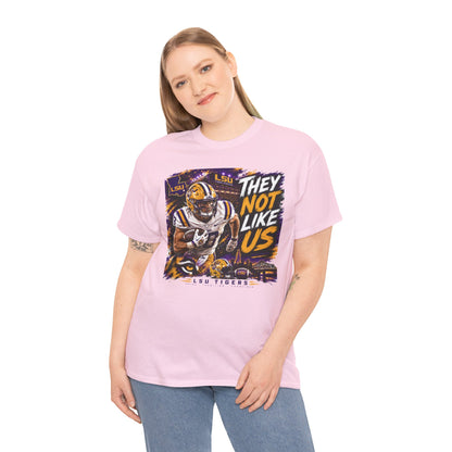 LSU Tigers "They Not Like Us" Football T-Shirt