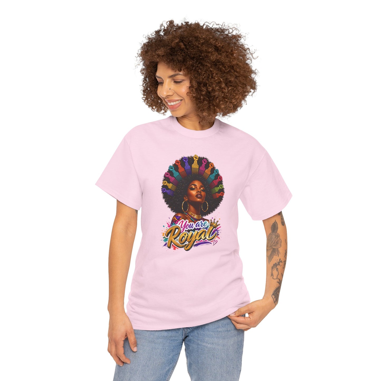 You Are Royal Afro Woman T-Shirt
