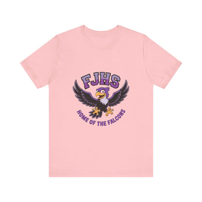 Falcon Spirit Unisex Tee | School Pride Shirt, Soft Casual Wear, Team Spirit, Gift for Students, School Events