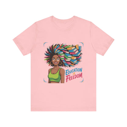 Empowering Education Tee, Inspirational Graphic Shirt, Unisex Education Gift, Perfect for Students, Black History Month Apparel, Book [...]