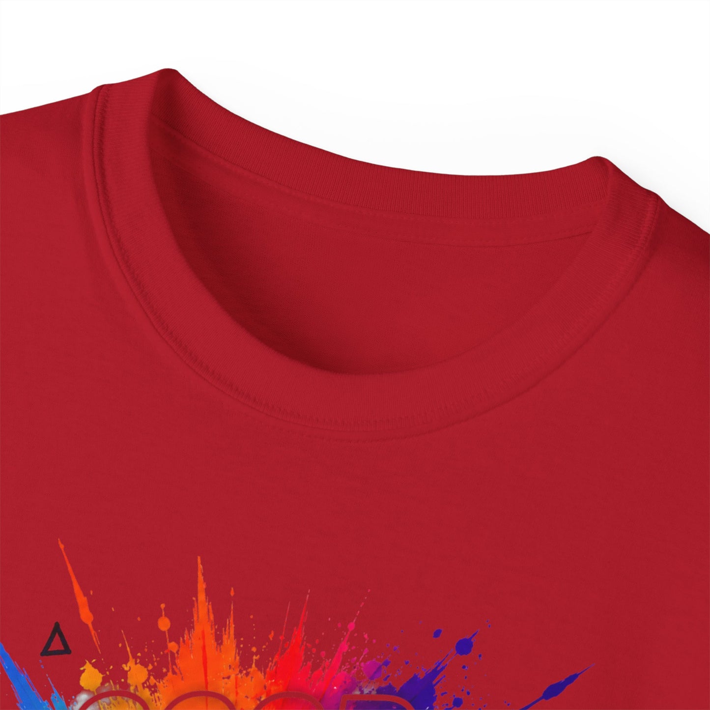 Good Energy Only T-Shirt — Colorful Splash Graphic Tee