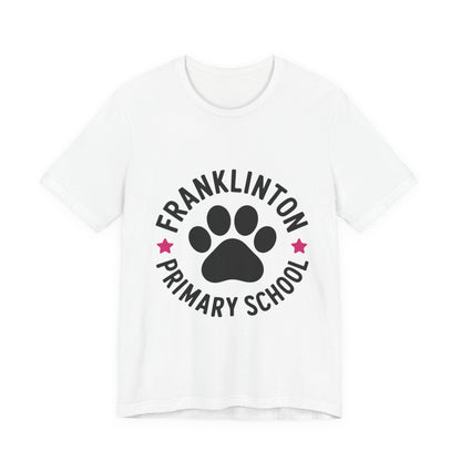 Franklinton Primary School Paw Print Tee, Unisex School Spirit Shirt, Teacher Gift, Kids Apparel, Back to School T-Shirt