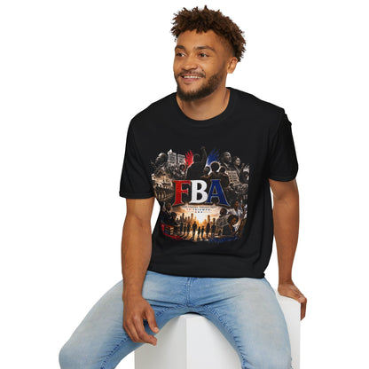 FBA Collage Tee (Red, White & Blue)