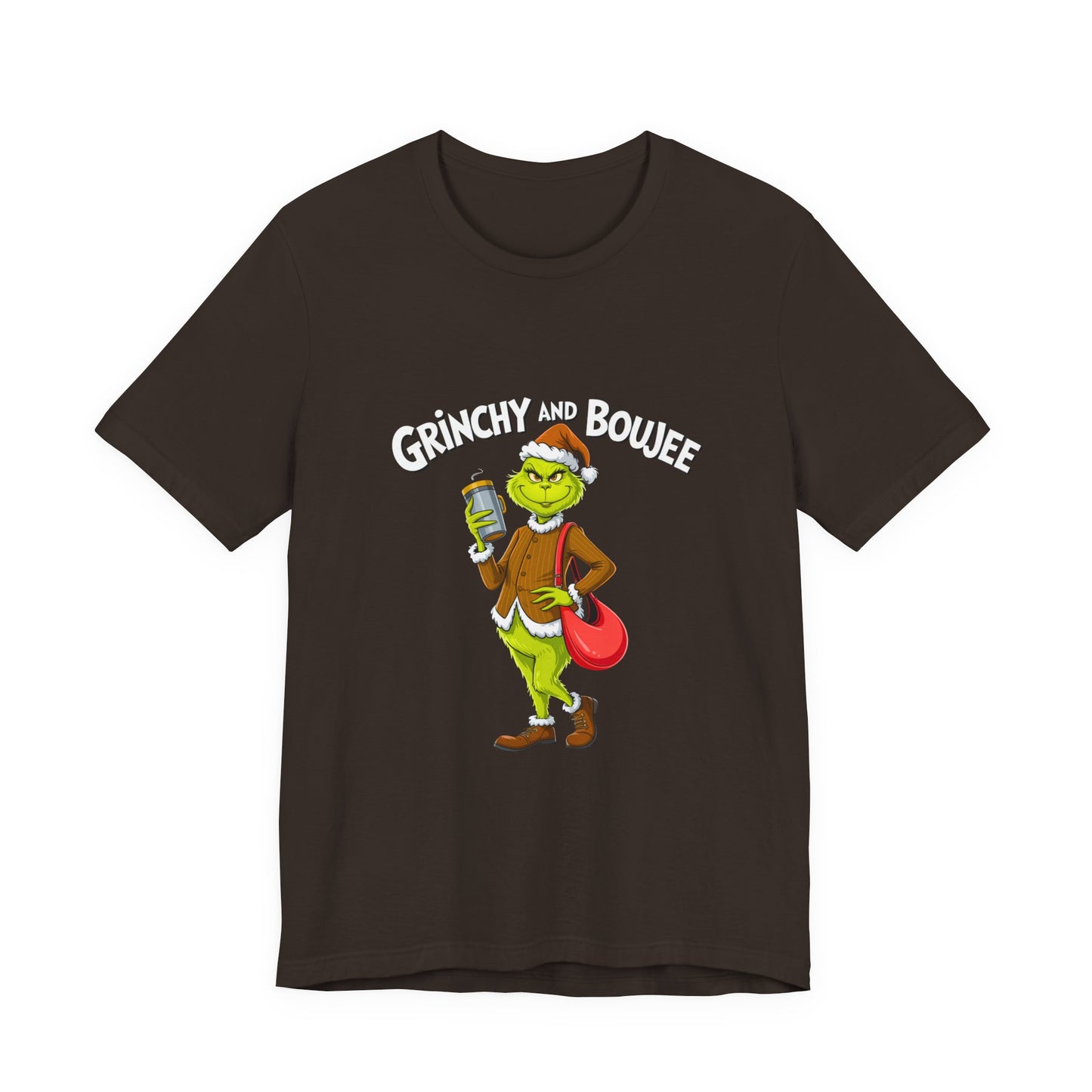 Grinch-Inspired Unisex Jersey Tee, Holiday T-Shirt, Christmas Gift, Fun Graphic Tee, Festive Apparel, Grinch Lover Merch