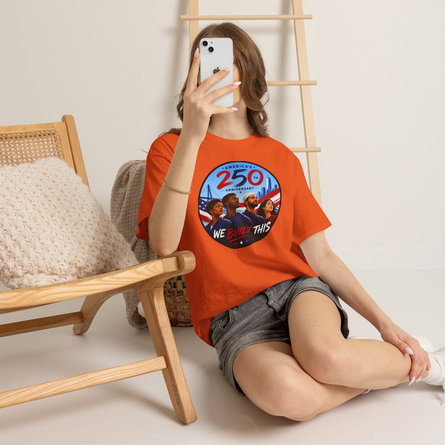 "We Built This" 250th Anniversary American Heritage Tee