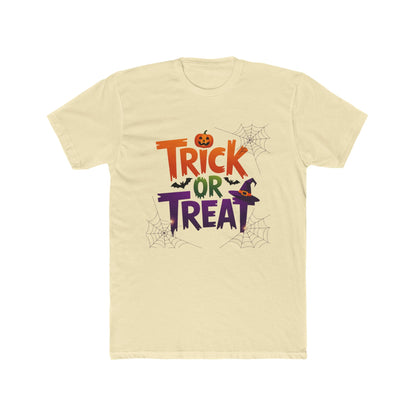 Unisex Halloween Trick or Treat Tee, Spooky T-Shirt, Halloween Costume, Fall Fashion, Pumpkin Shirt, Ghostly Fun Apparel