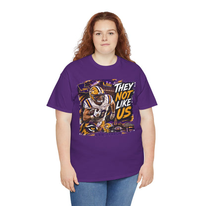 LSU Tigers "They Not Like Us" Football T-Shirt