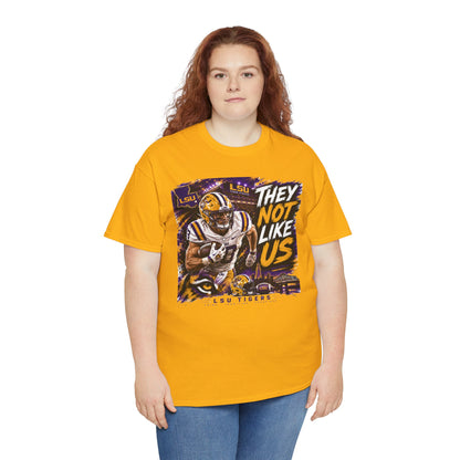 LSU Tigers "They Not Like Us" Football T-Shirt