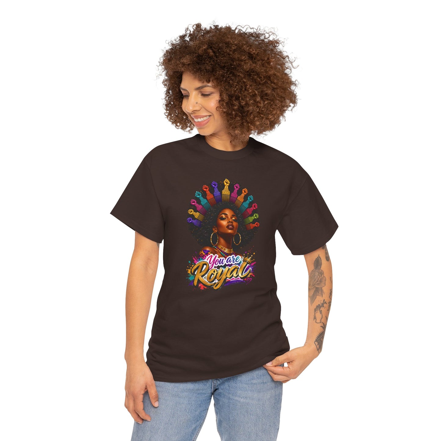 You Are Royal Afro Woman T-Shirt