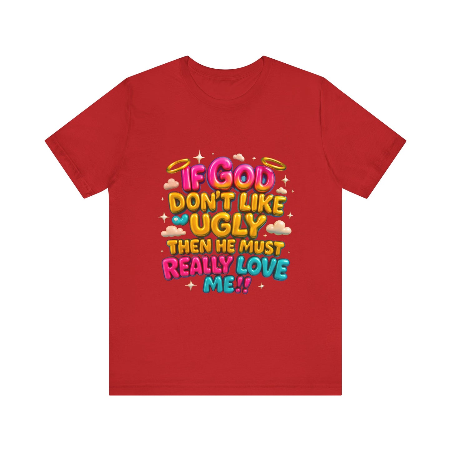 Colorful Religious Tee, Unisex T-Shirt, Funny Christian Shirt, Gift for Faith Lovers, Casual Wear, Church Outfits