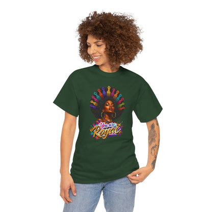 You Are Royal Afro Woman T-Shirt