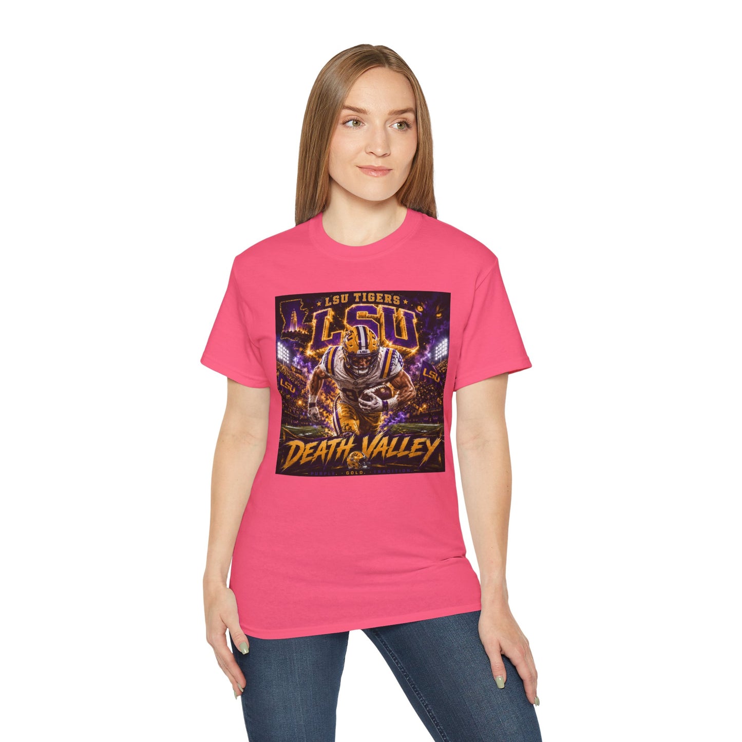 LSU Tigers "Death Valley" Football T-Shirt